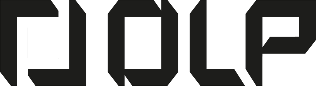 olp logo black on orange